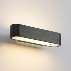 Lucande Matteo LED-Wandleuchte, Eschenholz-Schirm -Lucande 9976146 5