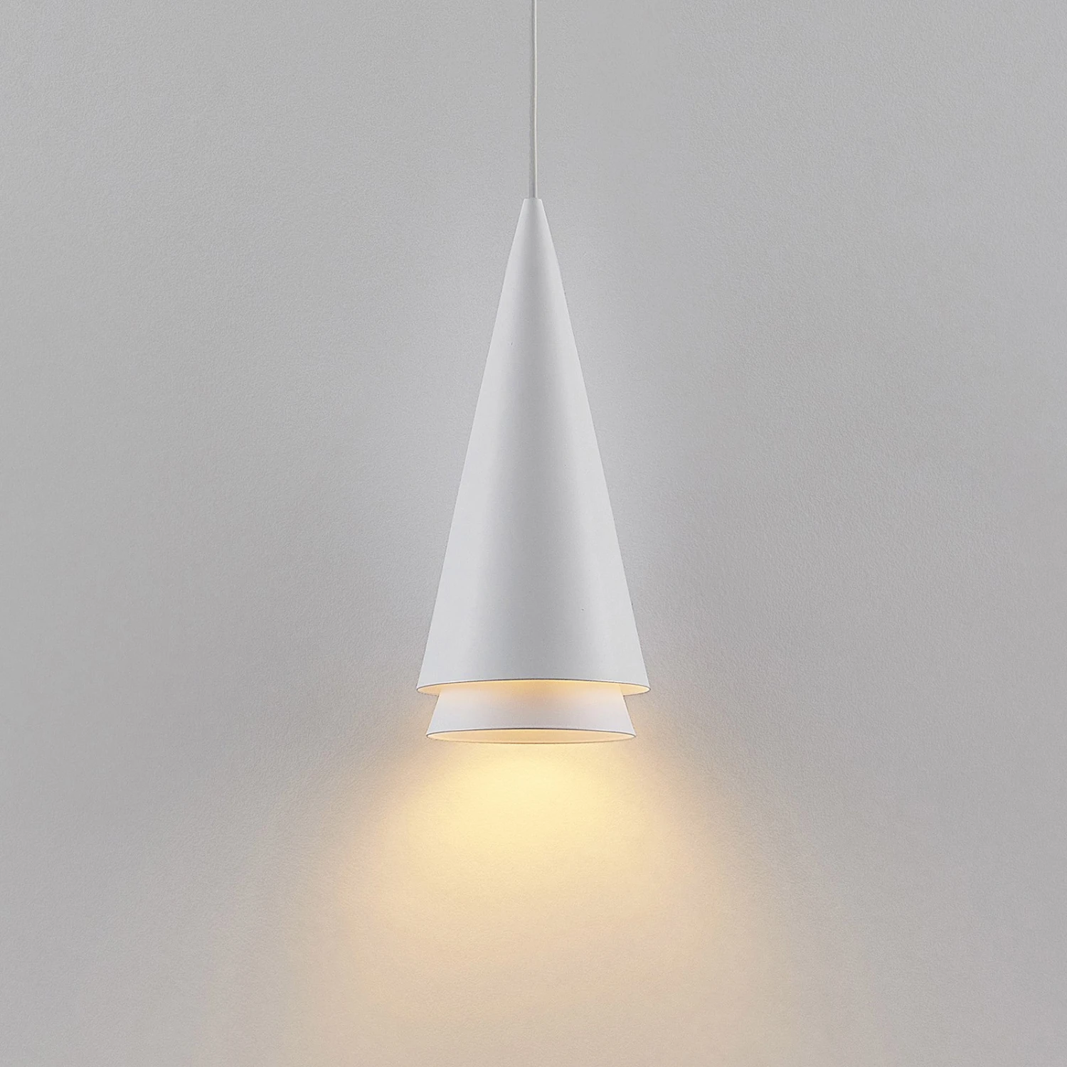 Lucande Naoh Hängeleuchte, Einflammig, Weiß 8 Lucande Naoh Hängeleuchte, Einflammig, Weiß – Bild 6