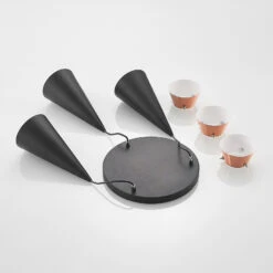 Lucande Naoh Hängeleuchte Rondell, 3-flg., Schwarz -Lucande 9976153 8