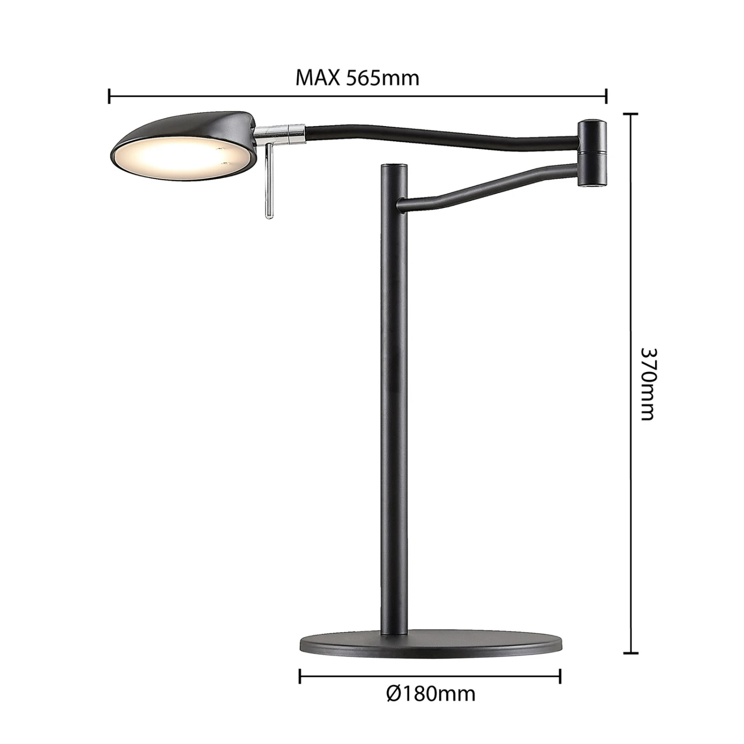 Lucande Dessania LED-Schreibtischleuchte, Flexibel 6 Lucande Dessania LED-Schreibtischleuchte, Flexibel – Bild 4