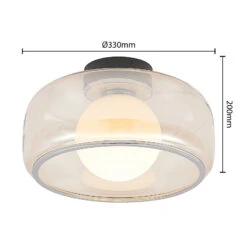 Lucande Tellima LED-Deckenleuchte, Cognacfarben -Lucande 9976159 4