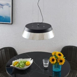 Lucande Jusanna LED-Hängeleuchte, Cognacfarben -Lucande 9976161 2