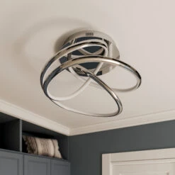 Lucande Fluxus LED-Deckenlampe, 3-stufig Dimmbar -Lucande 9984027 2