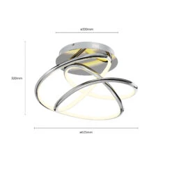Lucande Fluxus LED-Deckenlampe, 3-stufig Dimmbar -Lucande 9984027 6