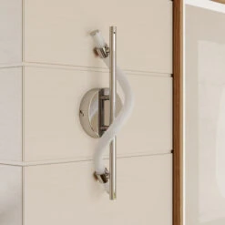 Lucande Curla LED-Wandleuchte In Chrom -Lucande 9984032 2