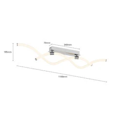 Lucande Wewa LED-Deckenleuchte, 3-stufig Dimmbar -Lucande 9984038 6