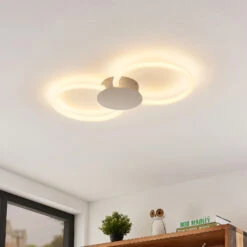 Lucande Clasa LED-Deckenleuchte, Zweiflammig