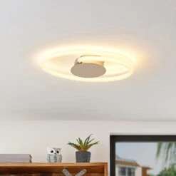 Lucande Ovala LED-Deckenleuchte, 53 Cm
